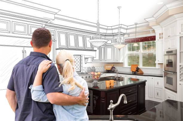 Custom kitchen cabinets installed in a Phoenix home